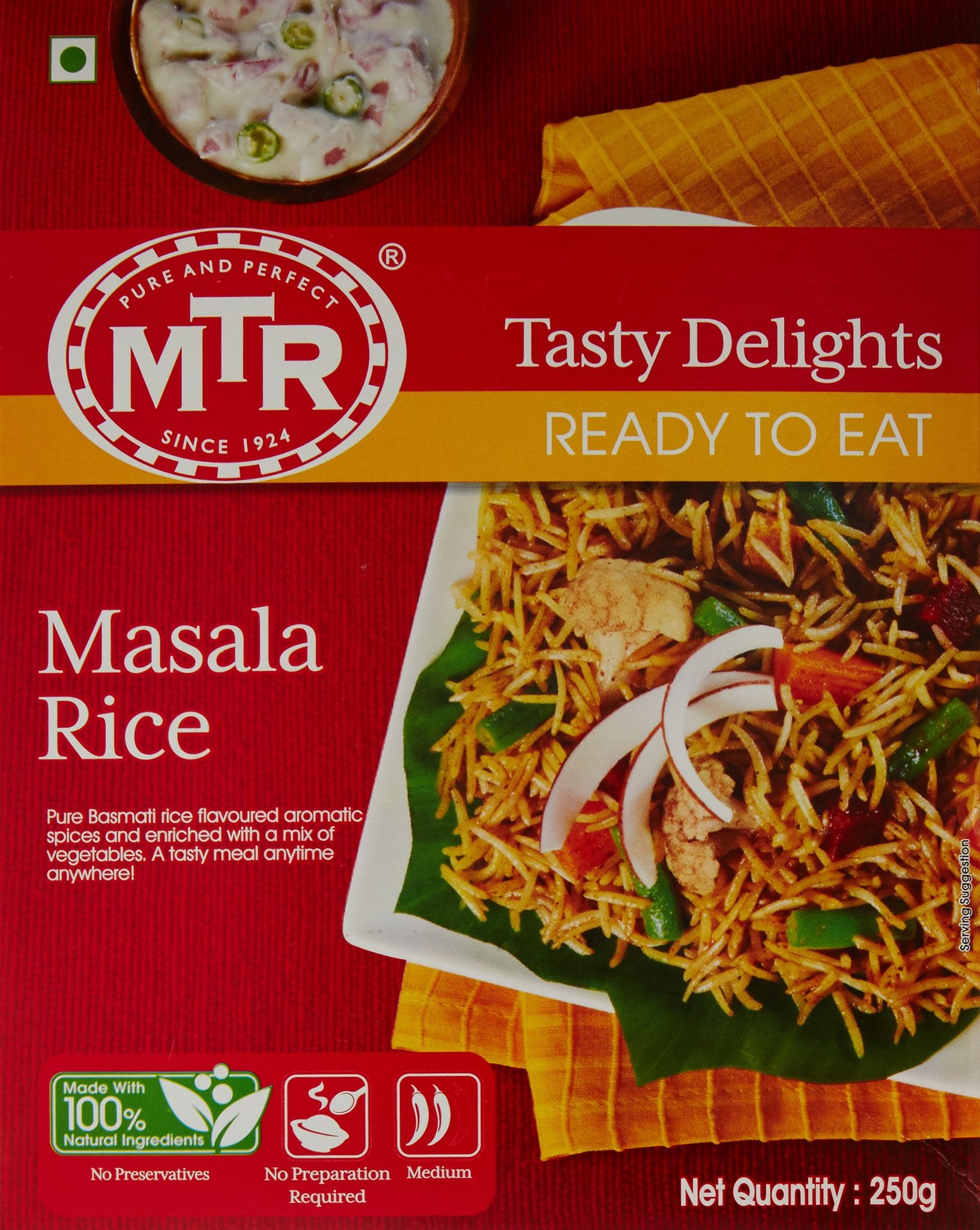 Mtr Mtr Rte Masala Rice, 250G