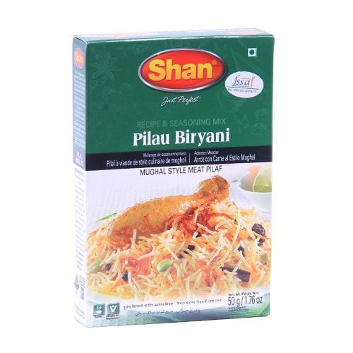 Shan Ready Mix, Pilau Biryani, 50 G Carton