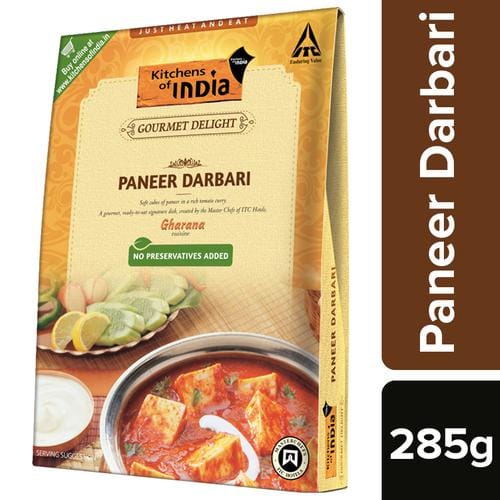 Kitchens Of India Ready To Eat, Paneer Darbari, 285 G