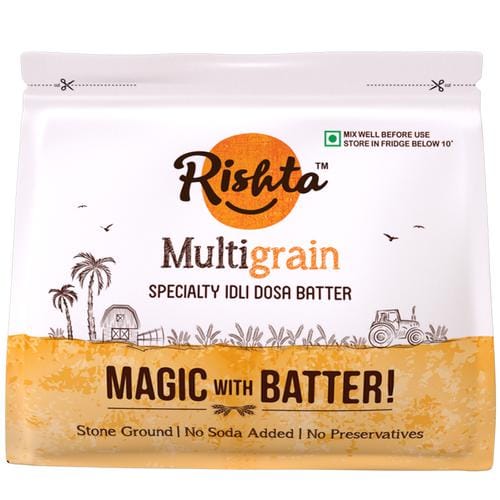 Rishta Multi Grain Idli Dosa Batter, 800 G Pouch