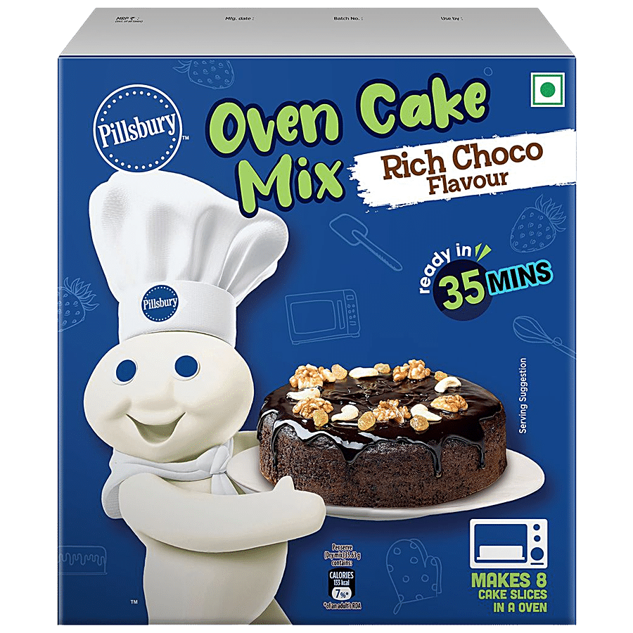 Pillsbury Rich Choco Oven Cake, Mix Moist, Supreme, 285 G Carton