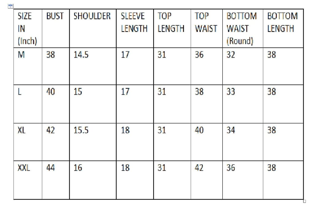 Size Guide Size Guide