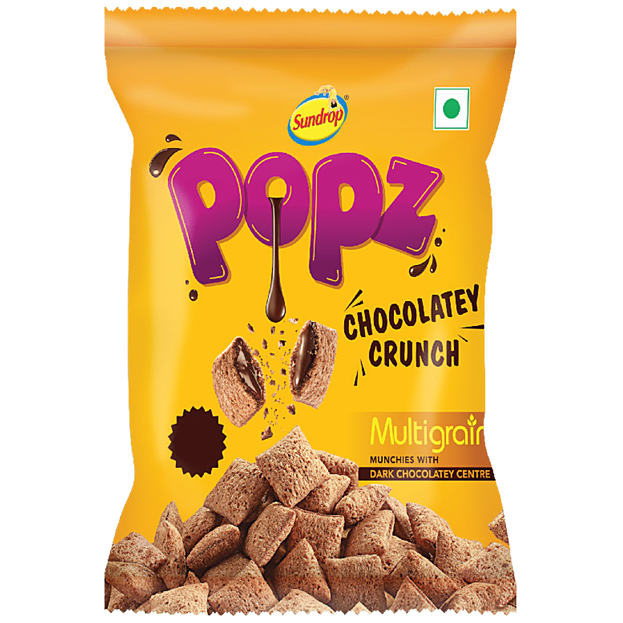 Sundrop Popz, Chocolatey Crunch, Choco Fills, Multigrain Munchies, 25 G