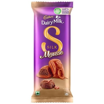 Cadbury Dairy Milk Silk Dairy Milk Silk Mousse, Chocolate Bar, 116 G Cadbury Dairy Milk Silk Dairy Milk Silk Mousse, Chocolate Bar, 116 G