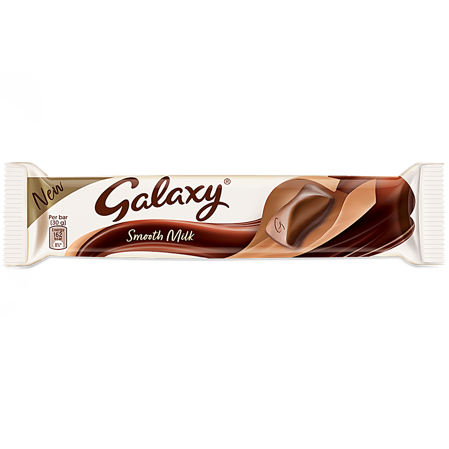 Galaxy Smooth Milk Chocolate Bar, 30 G Pouch