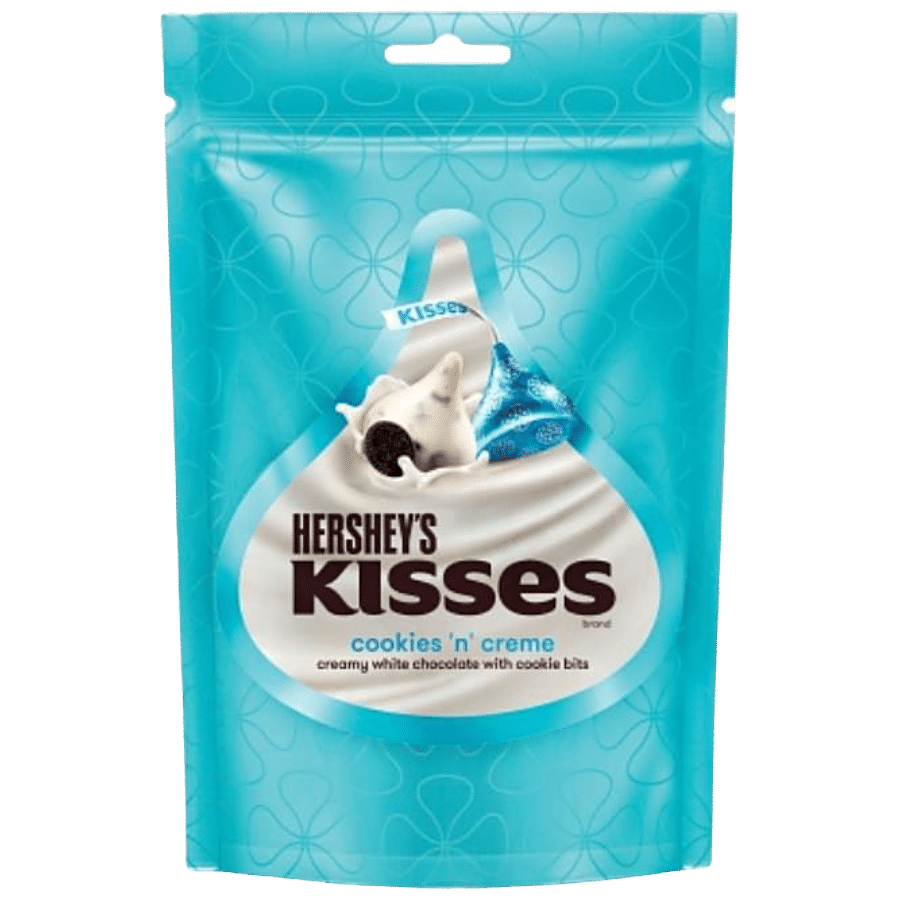 Hershey's Kisses, Cookies & Creme Chocolate, 100,8 G
