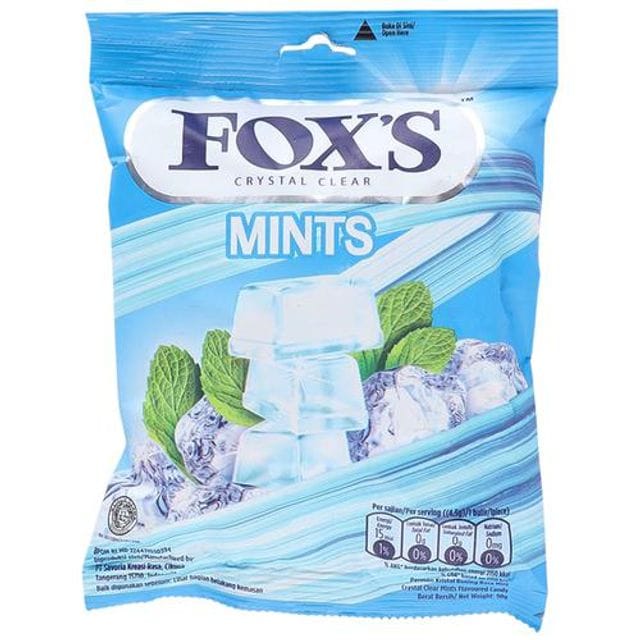 Nestle Crystal Clear Candy, Mint Flavour, 90 G
