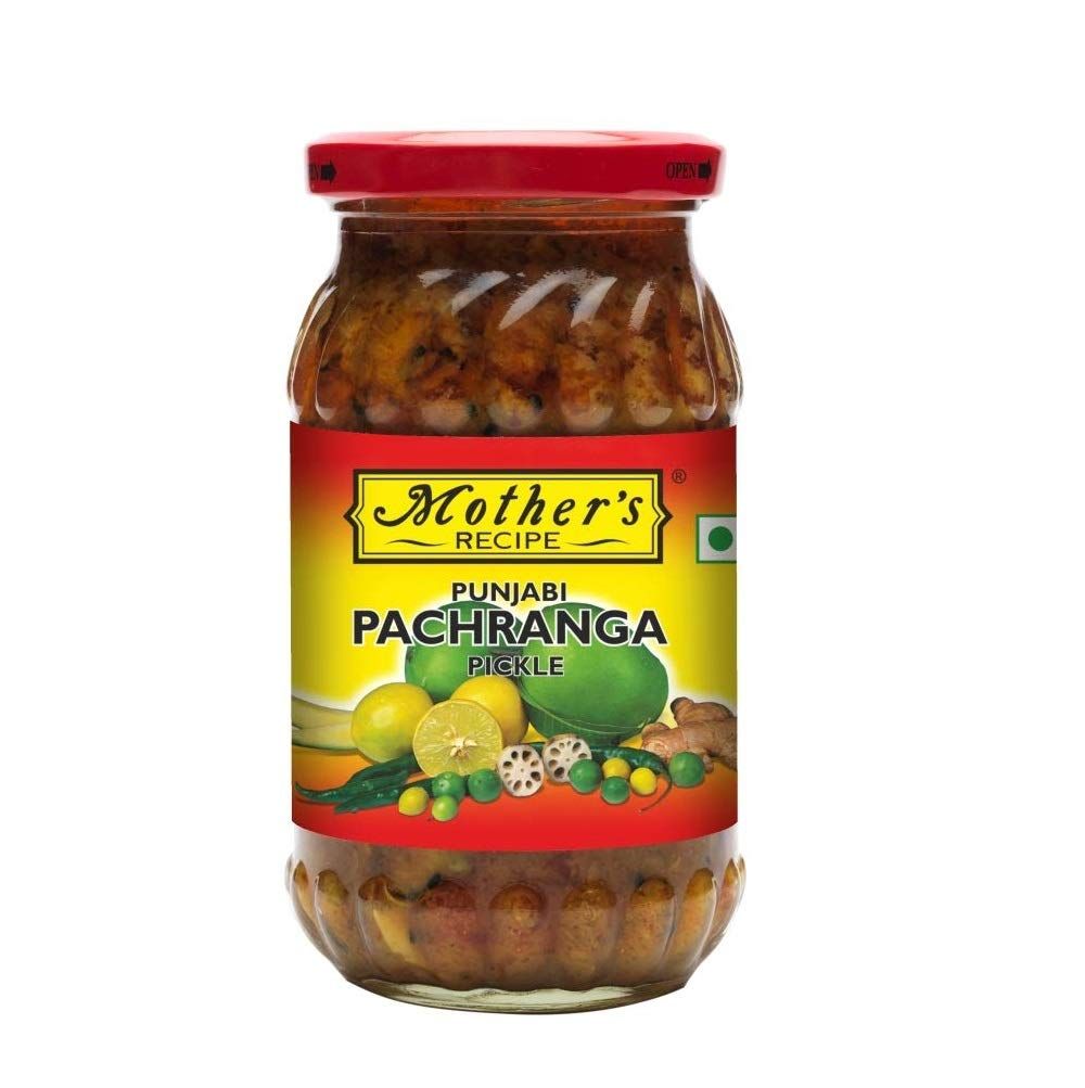 Mother's Recipe Punjabi Pachranga Pickle Bottle, 400 G