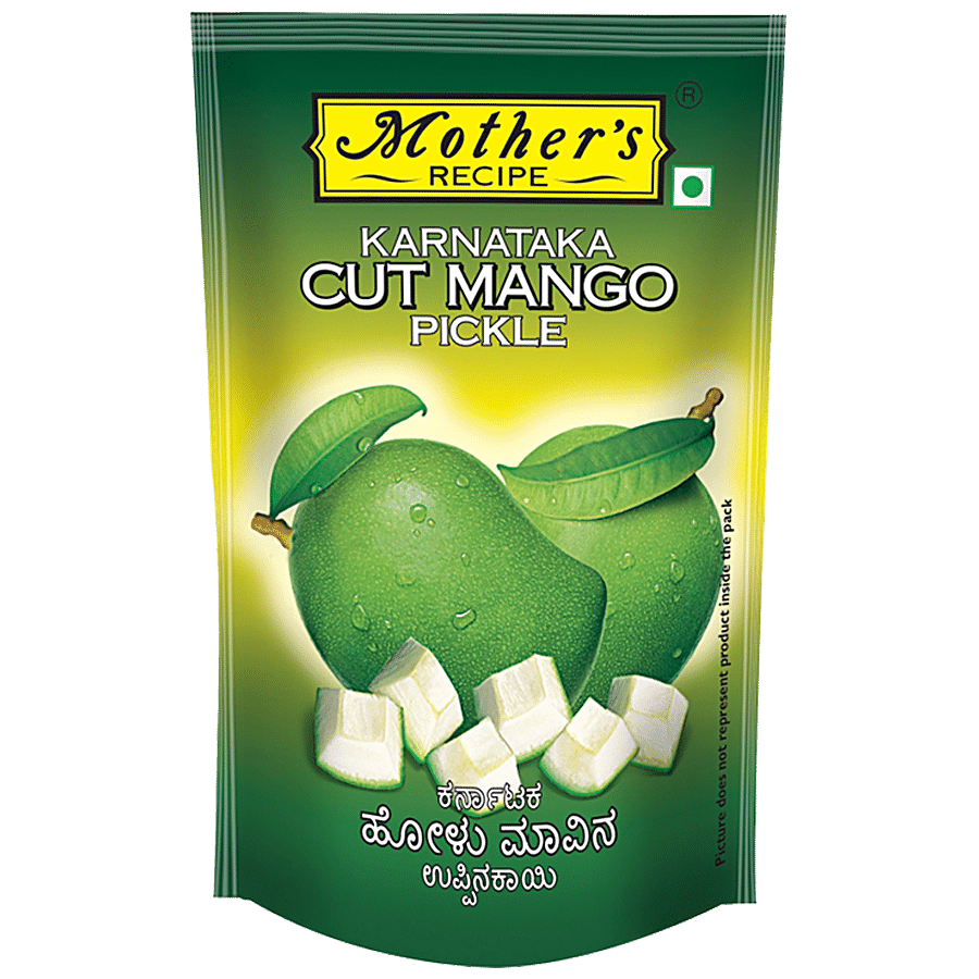 Mother's Recipe Pickle, Karnataka Cut Mango, 200 G Pouch