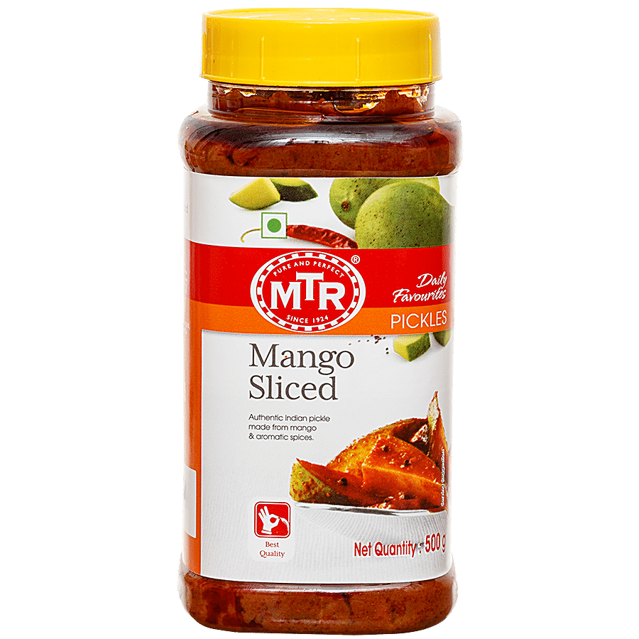 Mtr Pickle, Mango Sliced, 500 G Jar