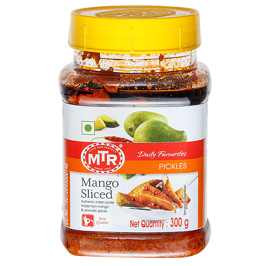 Mtr Pickle, Mango Sliced, 300 G Jar