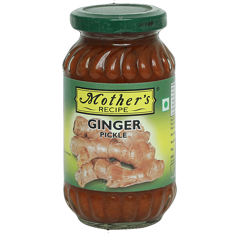 Mother's Recipe Pickle, Ginger, 300 G Bottle