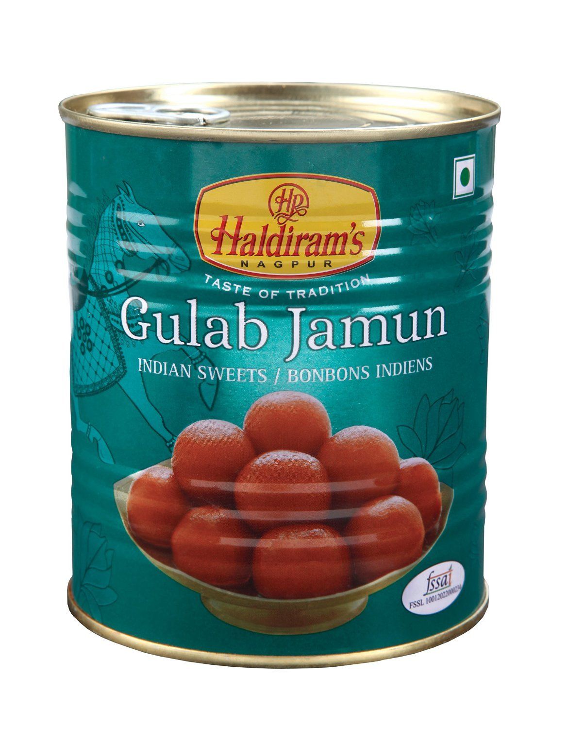 Haldiram's Nagpur Gulab Jamun, 500G Tin