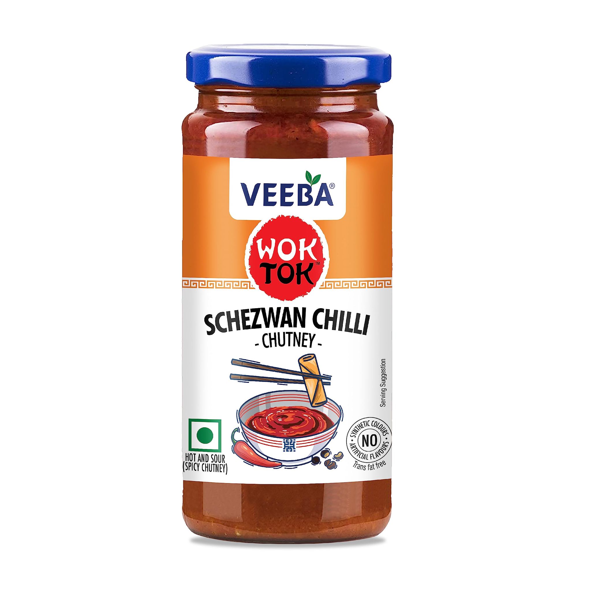 Veeba Foods Schezwan Chilli Chutney Dip (250G)
