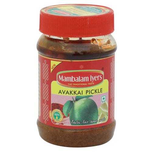 Mambalam Iyers Pickle, Avakkai, 200 G Bottle