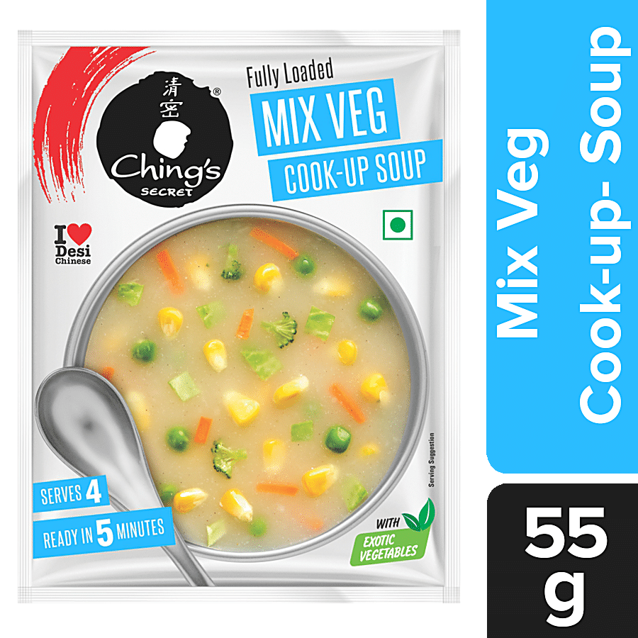 Ching's Secret Mix Veg Soup, 55 G