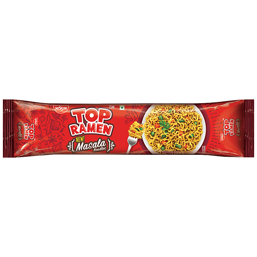 Top Ramen Masala Instant Noodles, 480 G Pouch