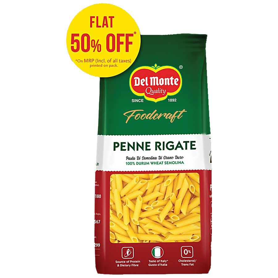Food Craft Durum Wheat Pasta, Penne, 500 G