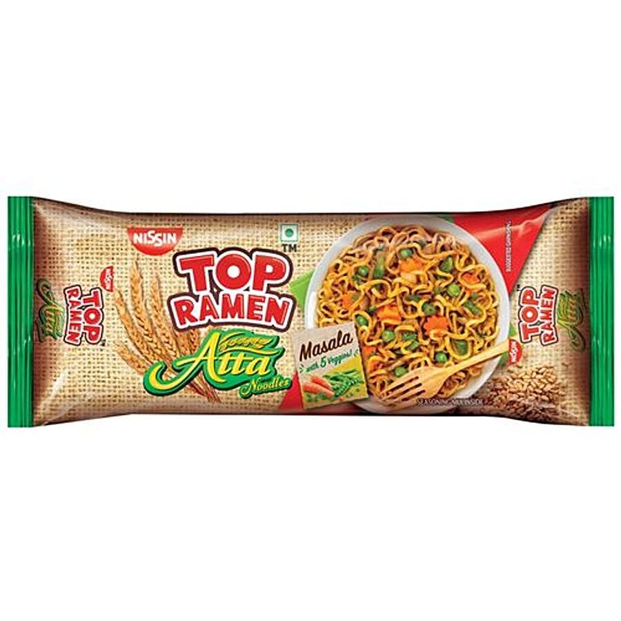 Top Ramen Masala Instant Atta Noodles, 280 G
