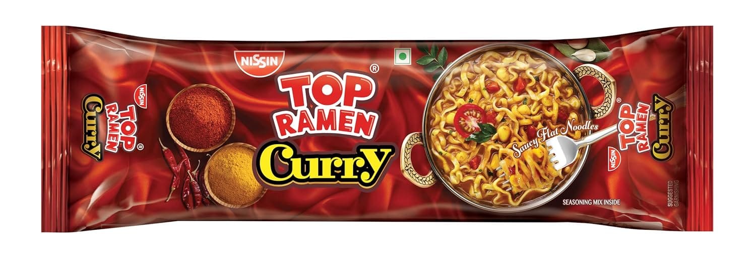 Top Ramen Instant Noodles Curry Veg, 420 G