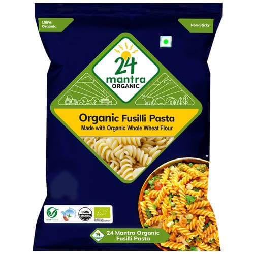 24 Mantra Organic Fusilli Pasta, 400 G