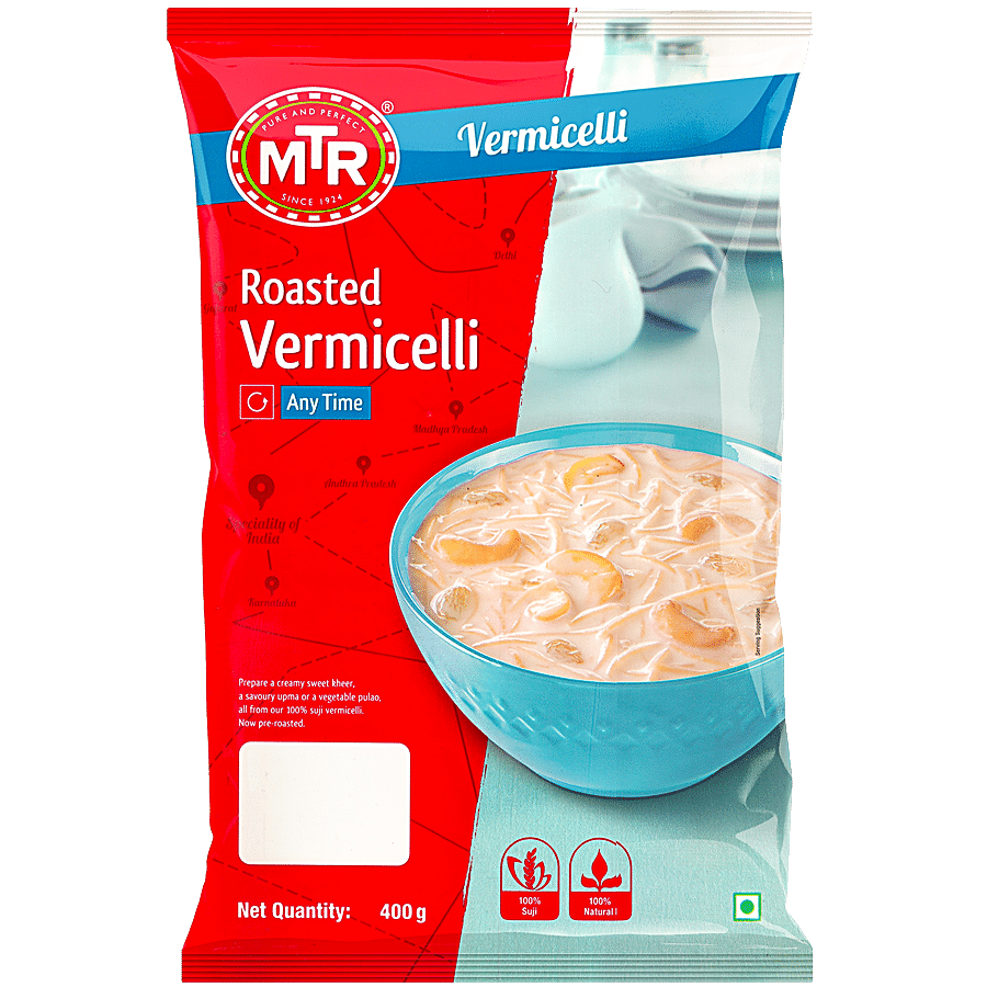 Mtr Vermicelli, Roasted, 400 G Pouch