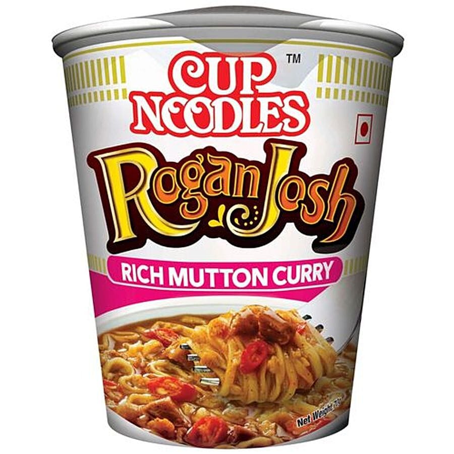 Nissin Rogan Josh Instant Cup Noodles, 70 G