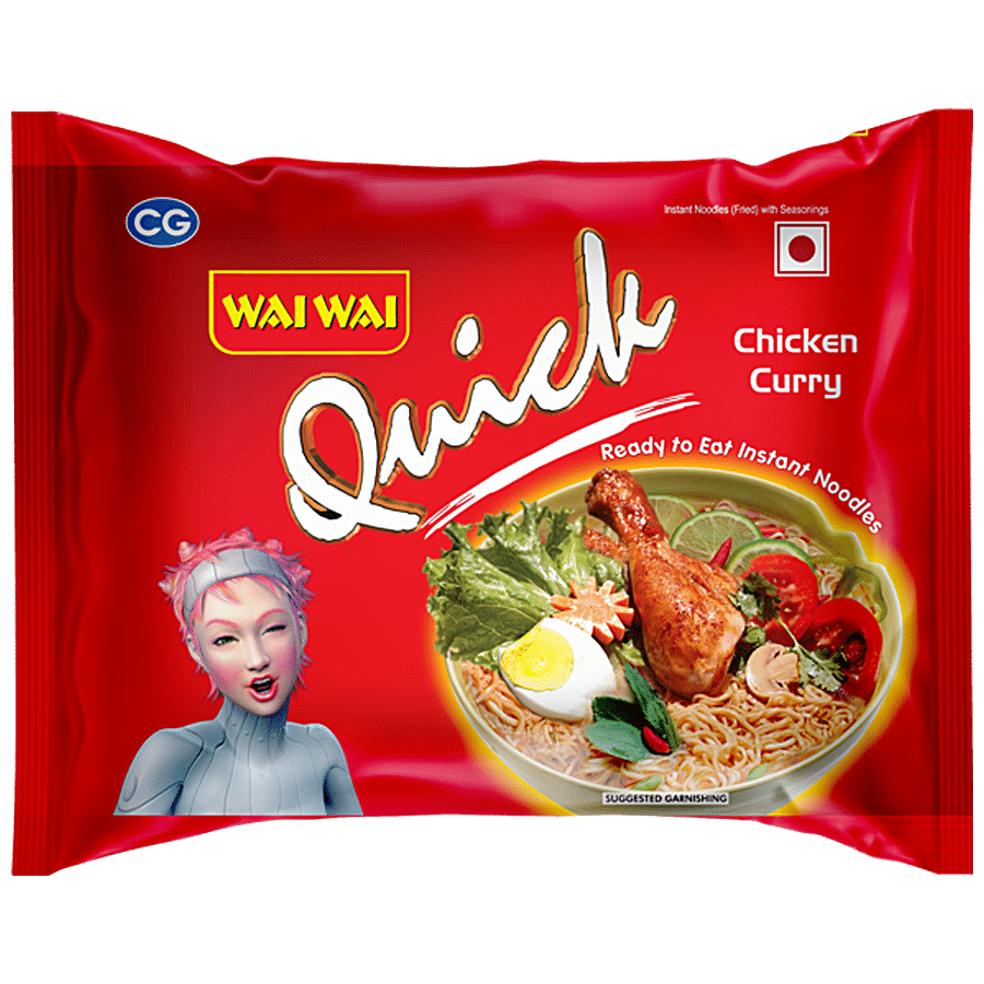 Wai Wai Quick Noodles, Chicken Curry, 62 G
