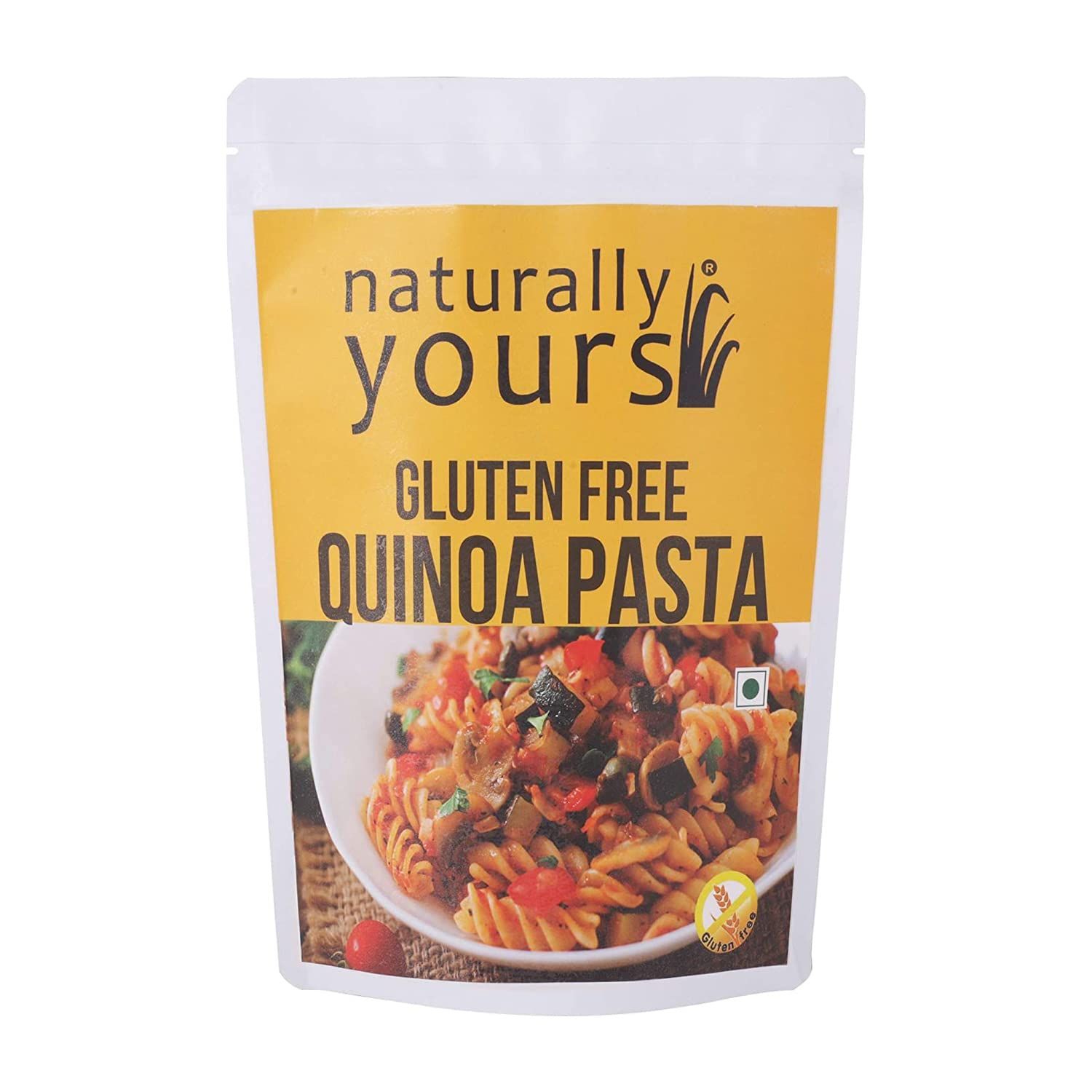 Naturally Yours, Quinoa Pasta, Gluten Free, No Maida, Preservative Free, Vegan, 200G (Pack Of 1)