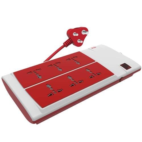 Gm G, Power 6 +1 Spike Guard, Polycarbonate, 3059, 2 Mtr, 250 V, 1 Pc