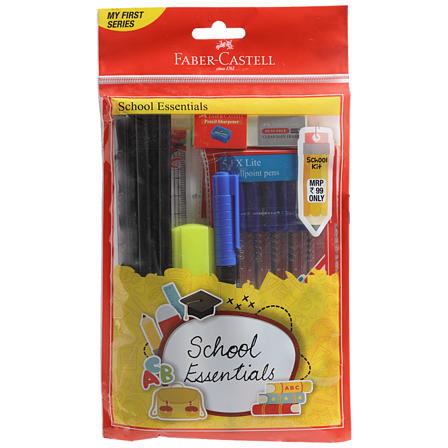 Faber-Castell My First Series School Essentials 574104, 1 Pc (Set Of 15)