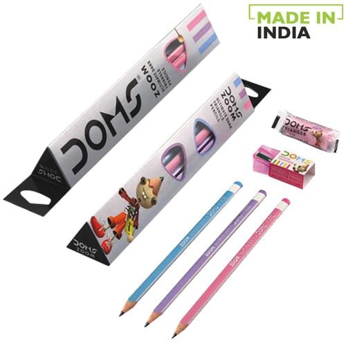 Doms Zoom Triangle Pencil, 10 Pcs