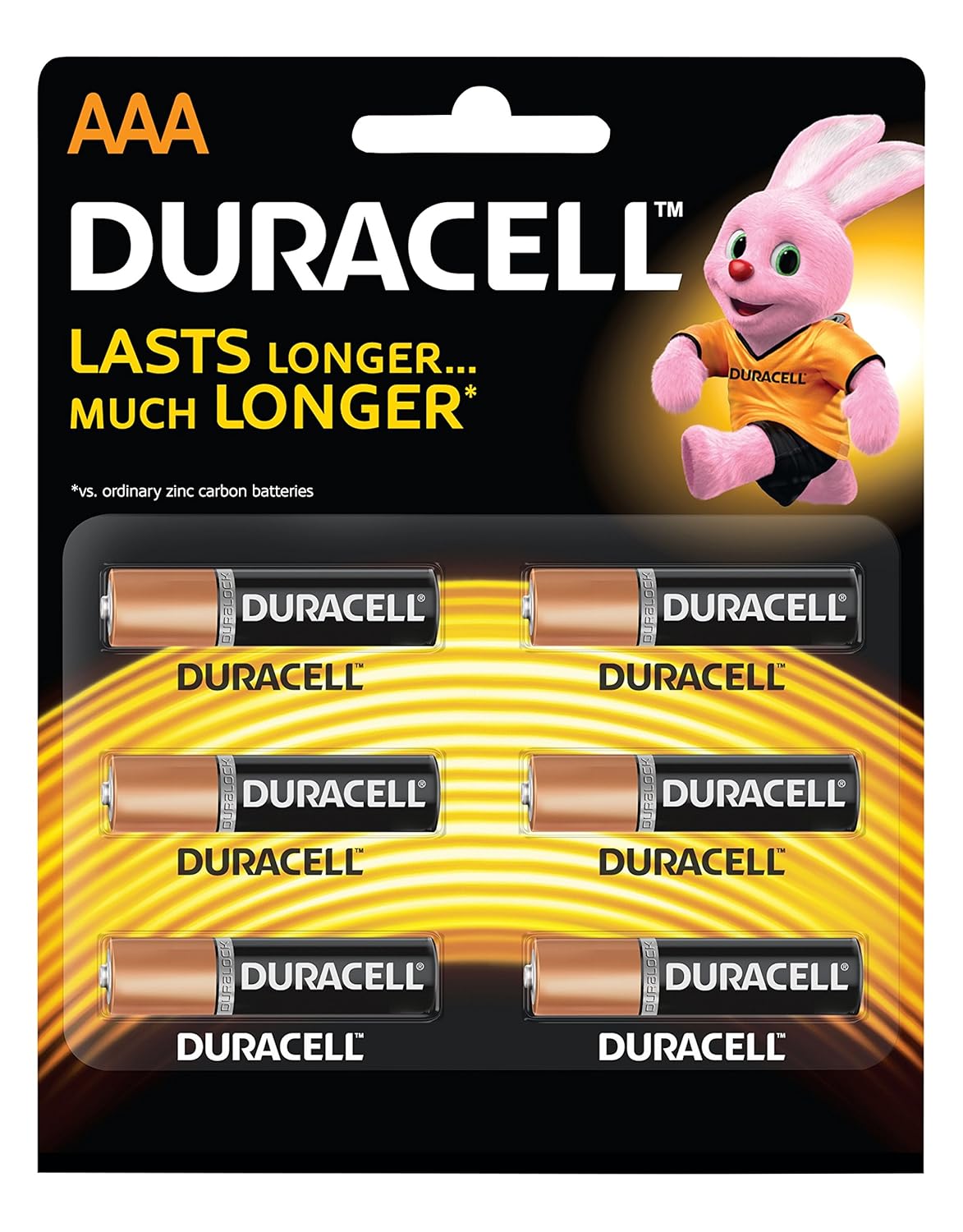 Duracell R 03 Aaa Alkaline Long Lasting Batteries (Pack Of 6)