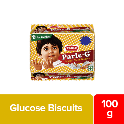 Parle Original Gluco Biscuits, Gives Strength & Energy, 100 Gm Pouch
