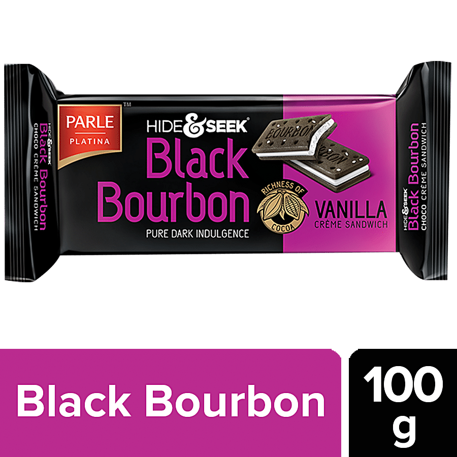 Parle Hide & Seek, Black Bourbon Vanilla, 100 G Pouch