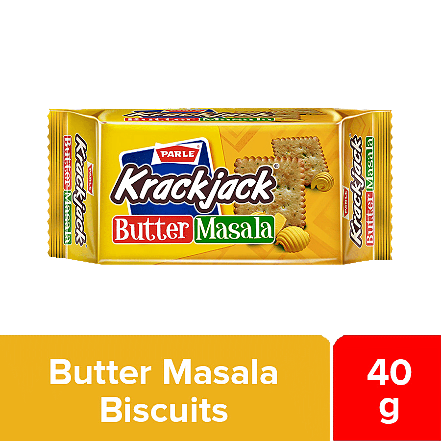 Parle Krackjack Biscuits, Butter Masala, 40 G