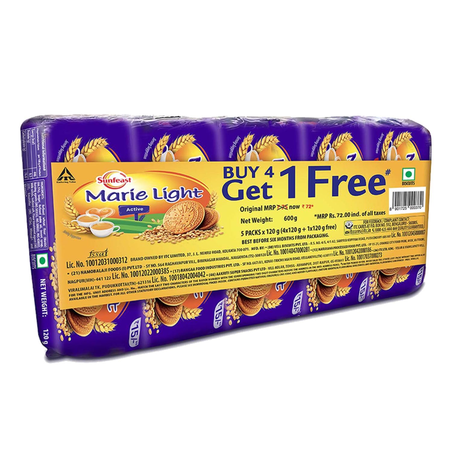 Sunfeast Marie Light Rich Taste, 120G