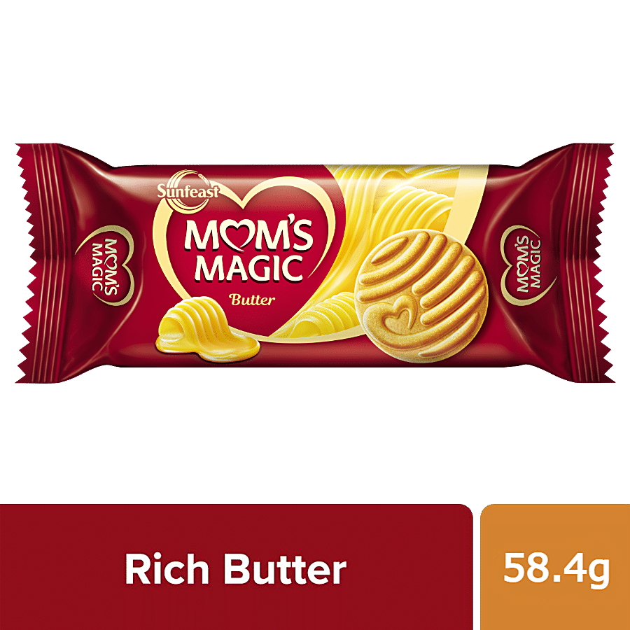 Sunfeast Mom's Magic, Rich Butter Cookies, 58.4 G