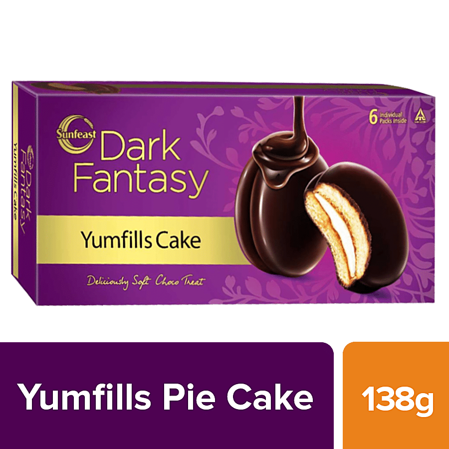 Sunfeast Dark Fantasy Yumfills Pie Cake, 138 G