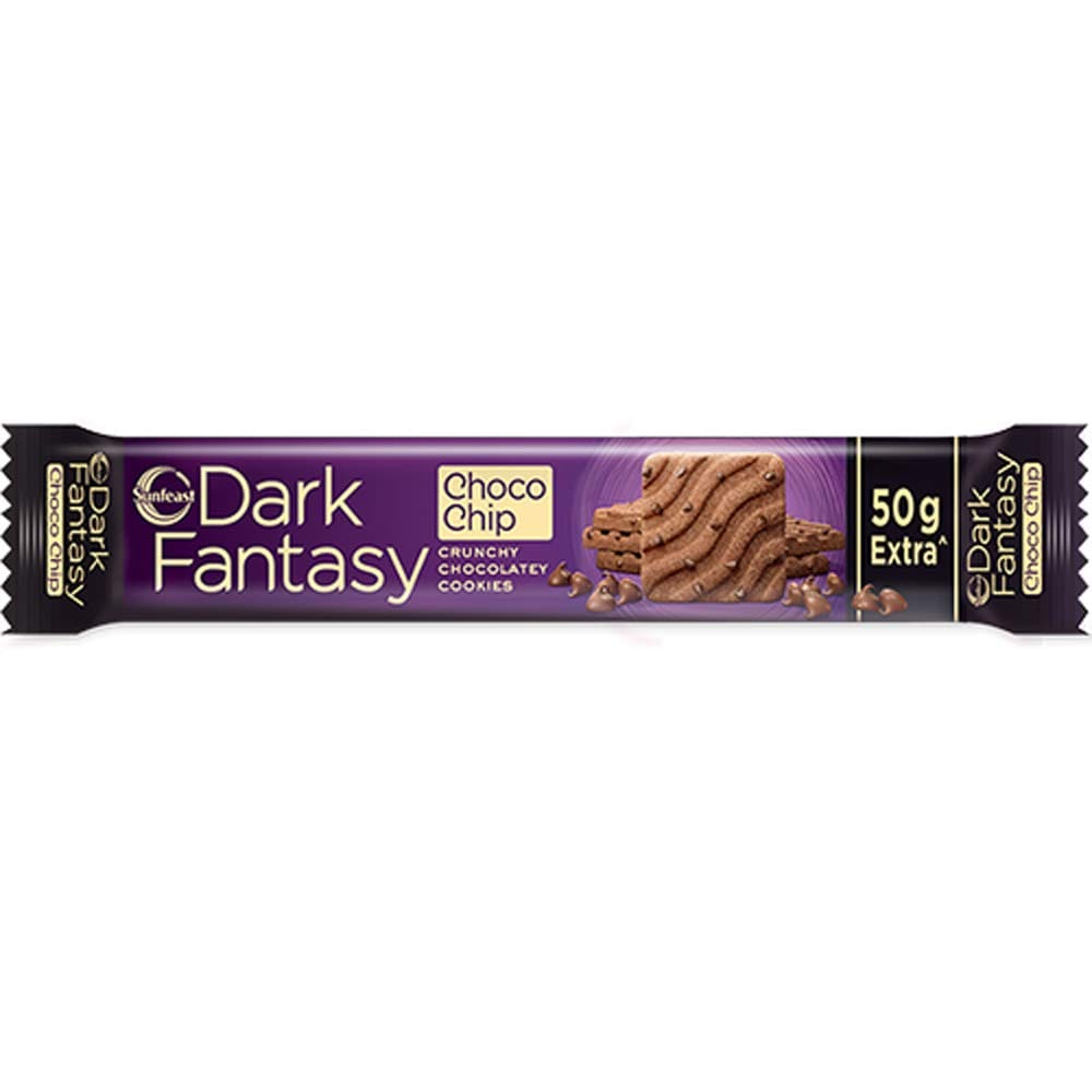 Sunfeast Dark Fantasy Choco Chip Cookies, 150G