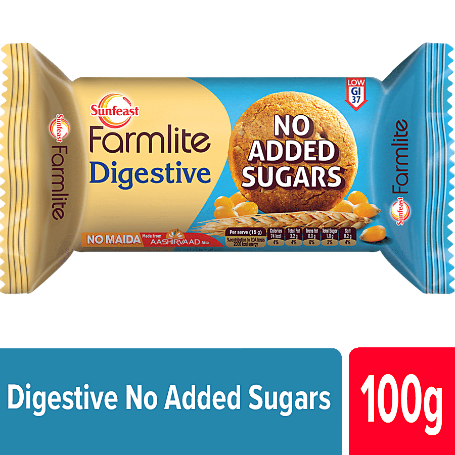 Sunfeast Farmlite Digestive Biscuits, Cookies, All Good Rich Fibre, 100 G