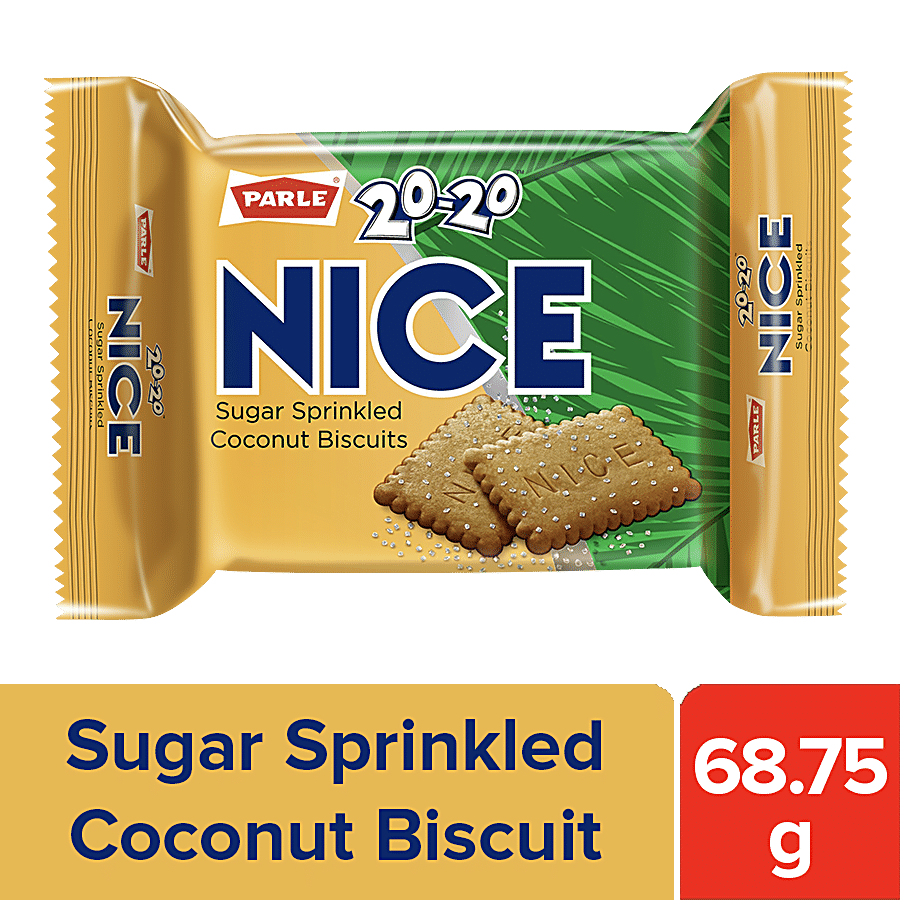 Parle 20, 20 Nice Biscuits, 68.75 G