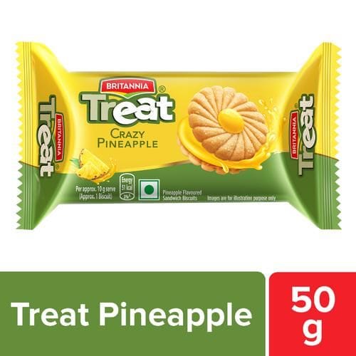 Britannia Treat Pineapple, 50G