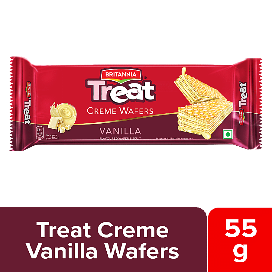 Britannia Treat Vanilla Wafers, 55G