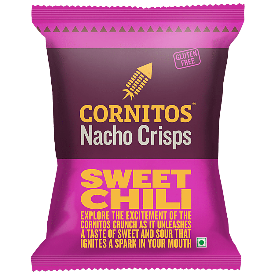 Cornitos Nacho Chips, Sweet Chili, 55 G Pouch