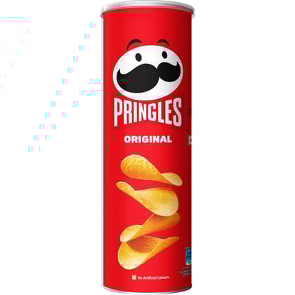 Pringles Original, Potato Chips, Classic Salted Potato Chips, Crispy Snack, Crunchy Snack For Movies, Games & More, On, The, Go Can, 134Gram