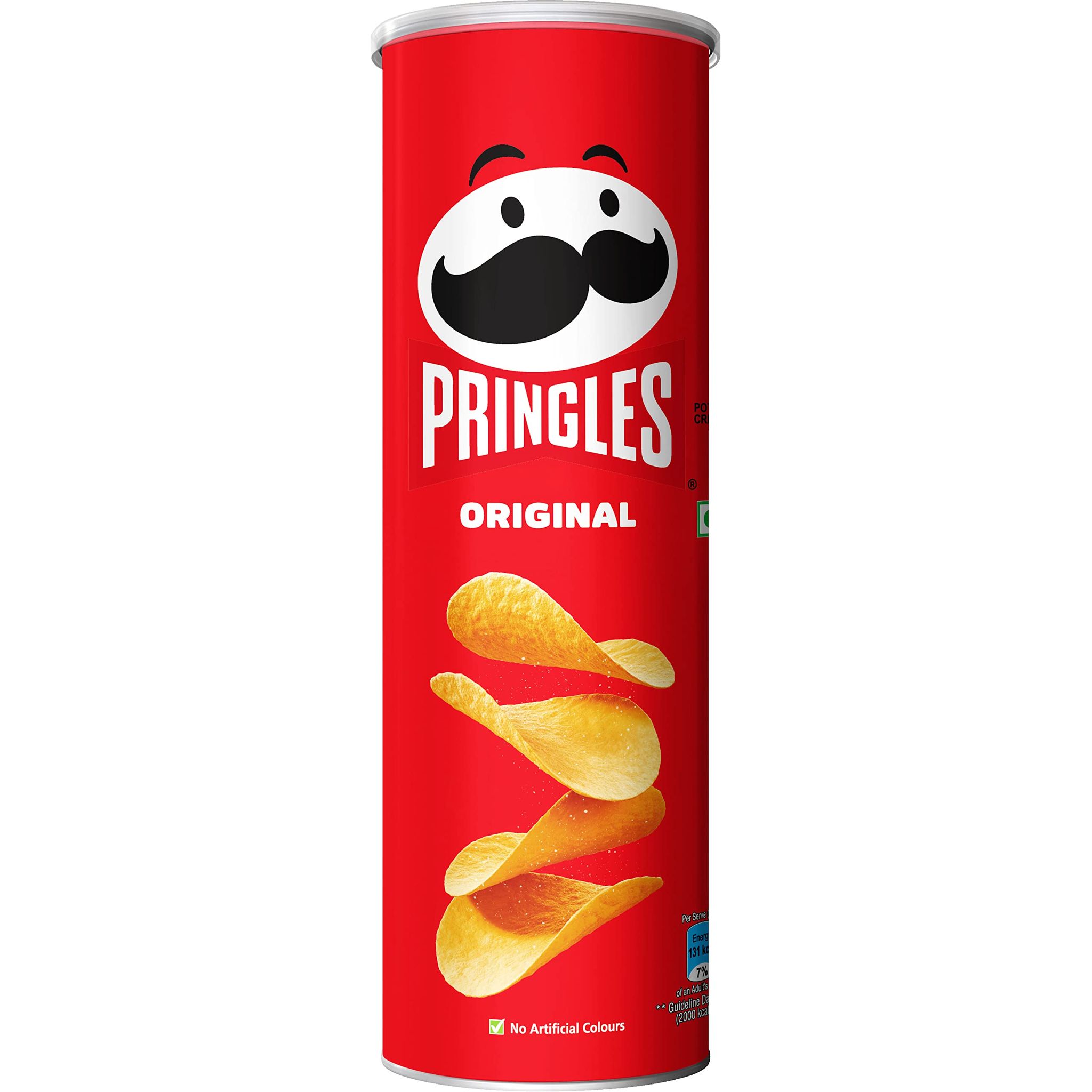 Pringles Original, Potato Chips, Classic Salted Potato Chips, Crispy Snack, Crunchy Snack For Movies, Games & More, On, The, Go Can, 134Gram