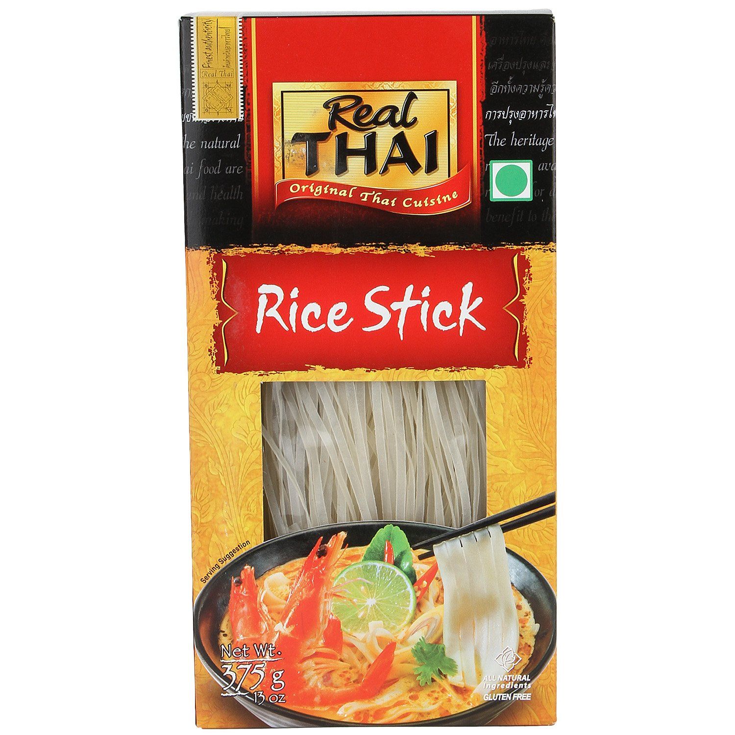 Real Thai Rice Stick, 3Mm, 375G Pack