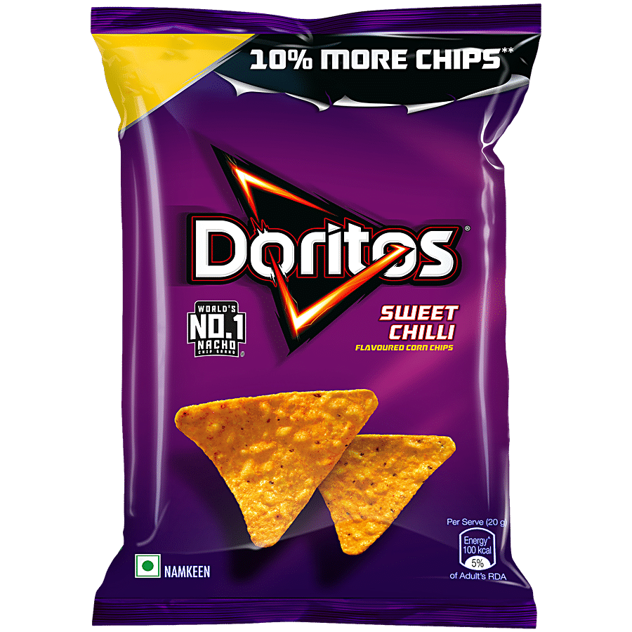 Doritos Nacho Chips, Sweet Chilli Flavour, 66 G