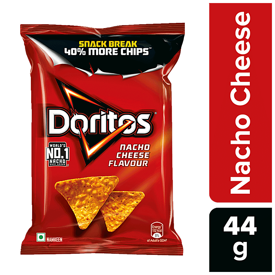 Doritos Nacho Chips, Nacho Cheese Flavour, 23 G
